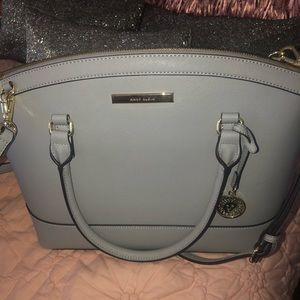 Gray purse